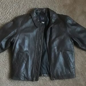 Boy's "Gap" Brown Leather Jacket